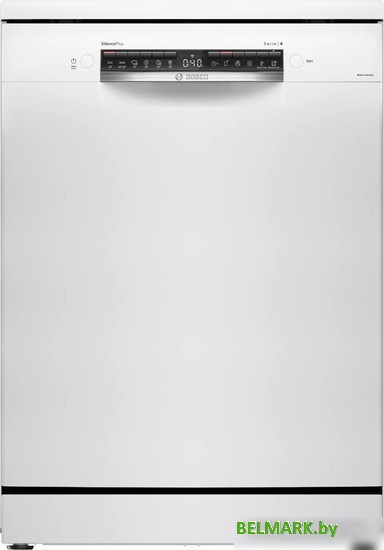 Отдельностоящая посудомоечная машина Bosch Serie 4 SMS4ECW26M - фото