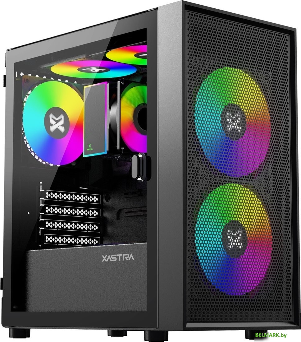 Корпус XASTRA A305M 3ARGB (черный) - фото