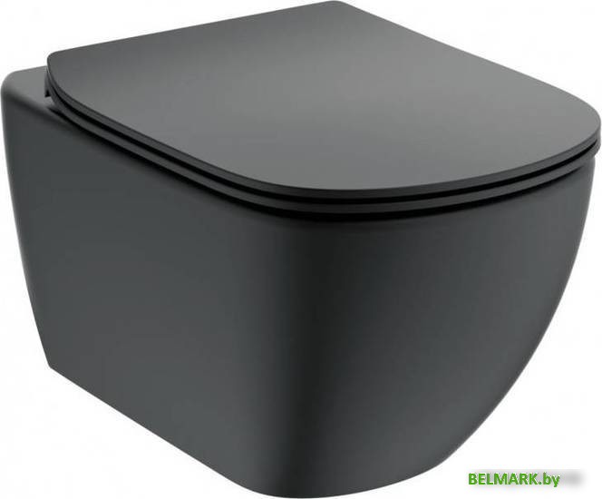 Унитаз Ideal Standard Tesi Aquablade T0079V3 (черный матовый) (без сиденья) - фото2