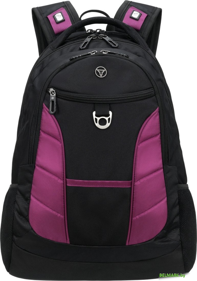 Городской рюкзак Torber Xplor T2371B (черный/бордовый) - фото