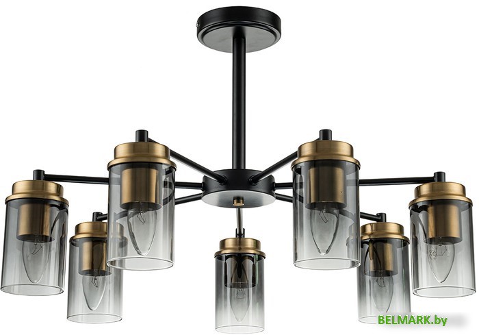 Люстра средней высоты Escada 2118/7P (Black/Brass) - фото2