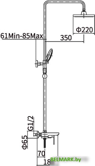 Душевая система Fashun A2451 - фото2