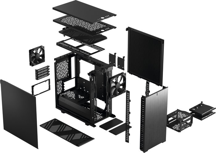 Корпус Fractal Design Define 7 Mini Black Solid FD-C-DEF7M-01 - фото2
