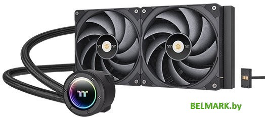 Жидкостное охлаждение для процессора Thermaltake Toughliquid 280 EX Pro ARGB CL-W419-PL00BL-A - фото