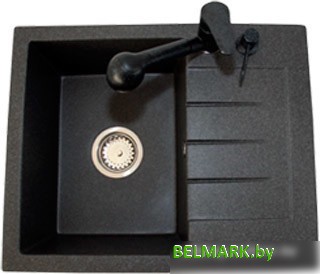 Кухонная мойка БелЭворс Mila (черный) - фото