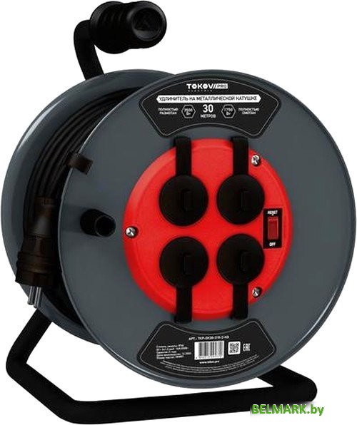 Удлинитель на катушке Tokov Electric TKP-SK30-315-Z-KG - фото