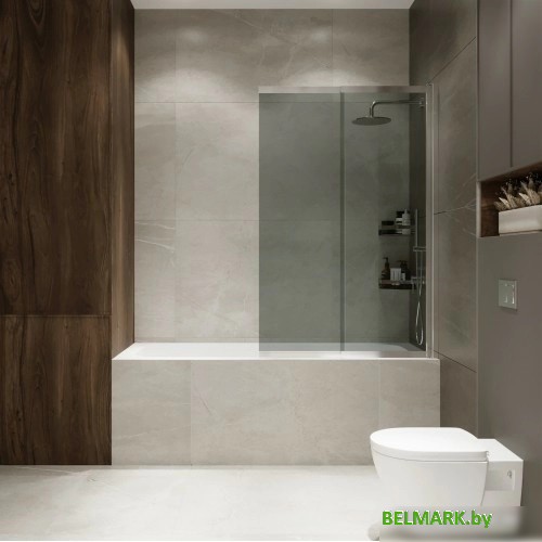 Стеклянная шторка для ванны Benetto Slide Open BEN-801-SLT - фото