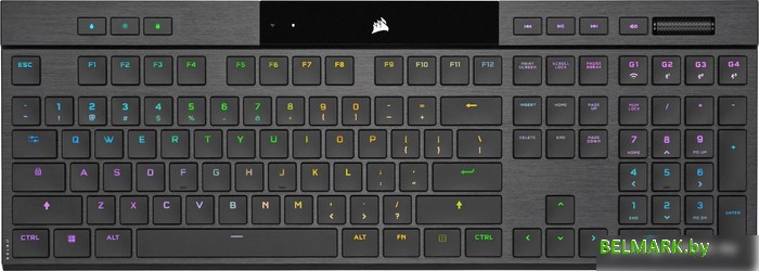 Клавиатура Corsair K100 AIR Wireless RGB (Cherry MX Ultra-Low Profile Tactile, нет кириллицы) - фото