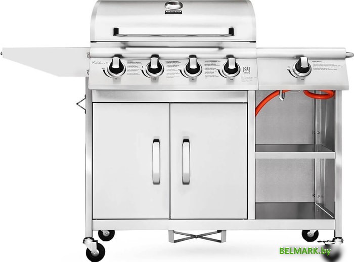 Газовый гриль для дачи Koler Relish v3 (серебристый) - фото