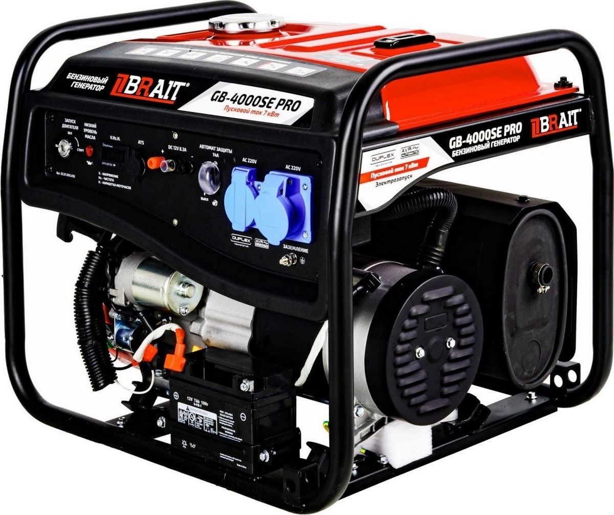 Бензиновый генератор Brait GB-4000SE PRO - фото2