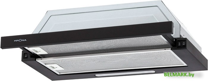 Кухонная вытяжка Krona Kerry 600 Black PB (черный) - фото