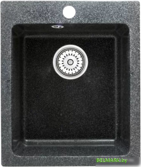 Кухонная мойка Berge BR-4200 (чёрный матовый) - фото