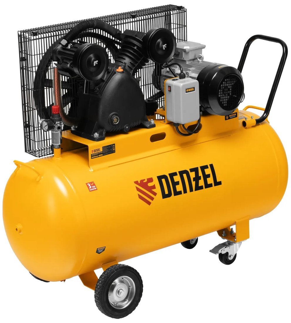 Компрессор Denzel BCV 4000-T/200 - фото
