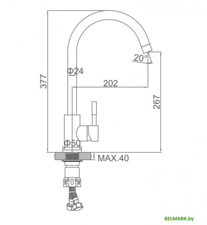 Смеситель Ledeme L4998B-3 - фото2