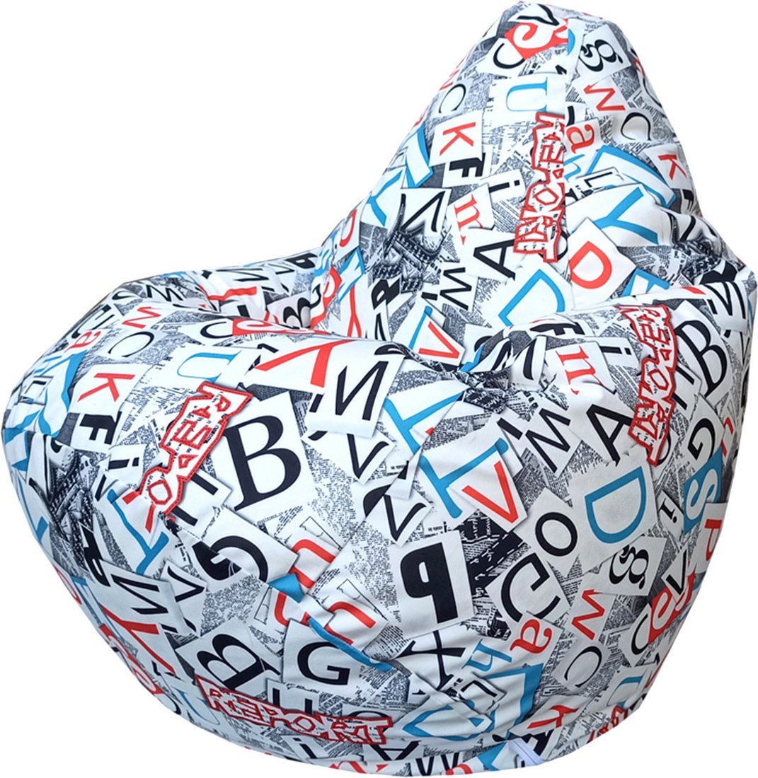 Кресло-мешок Flagman Груша Макси Г2.5-139 ABC 3 (голубой) - фото