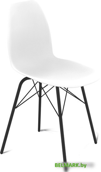 Стул Sheffilton SHT-ST29/S64 (белый/черный муар) - фото