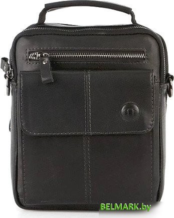 Мужская сумка Poshete 196-4134-54-BLK (черный) - фото