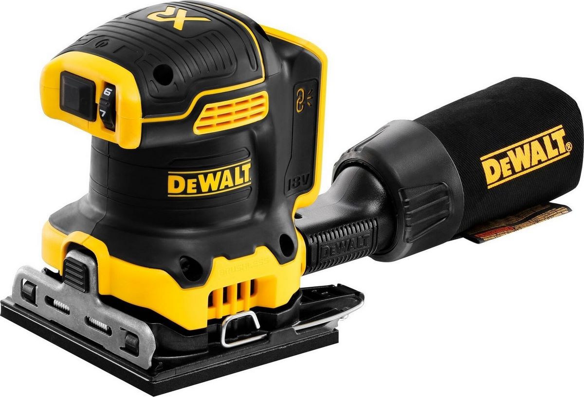 Виброшлифмашина DeWalt DCW200P2 (с 2-мя АКБ, кейс) - фото