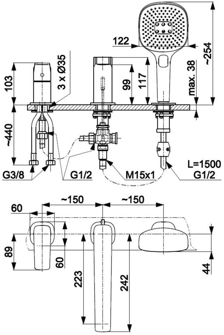Смеситель KFA Malaga 452521031 - фото2