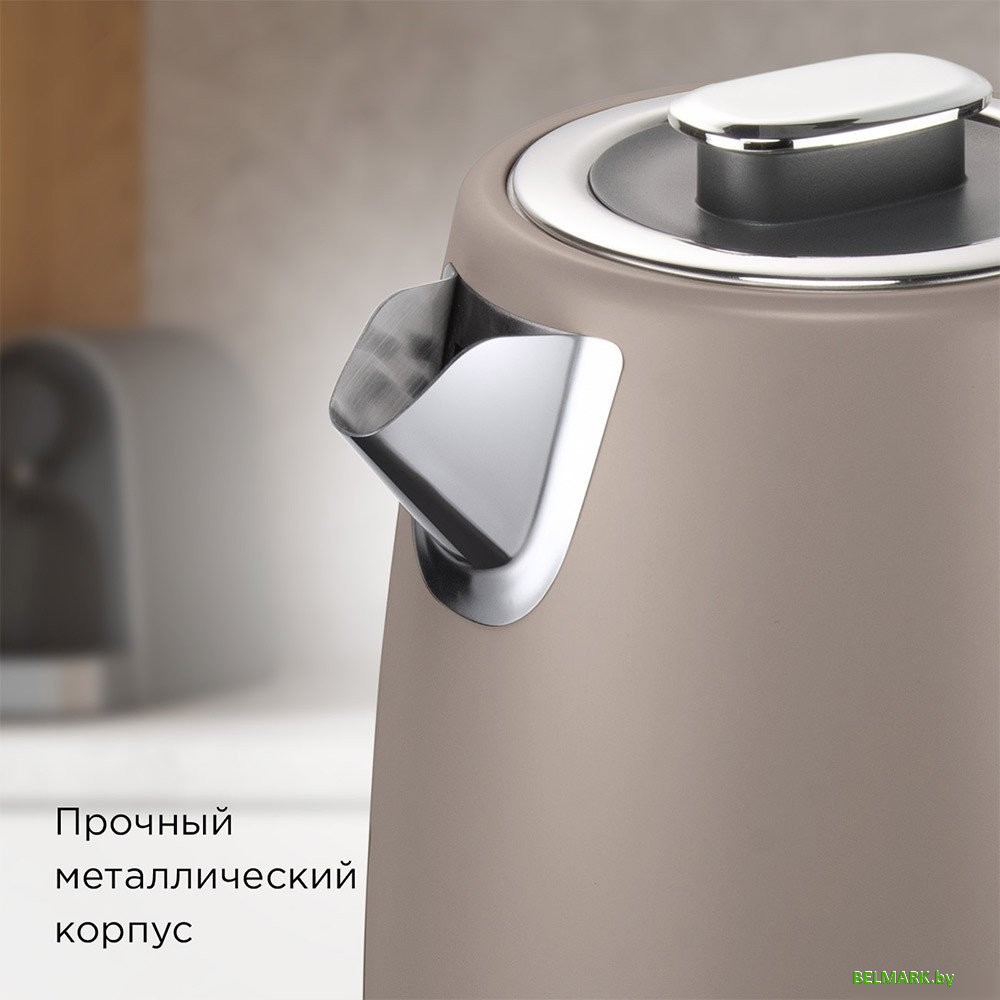 Электрический чайник Redmond (Редмонд) KM240 (бежевый) - фото2