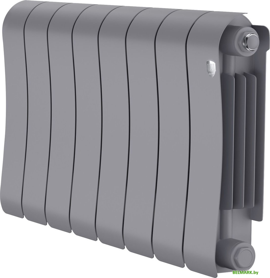 Биметаллический радиатор Royal Thermo Infinity 300 Silver Satin - 8 секций - фото