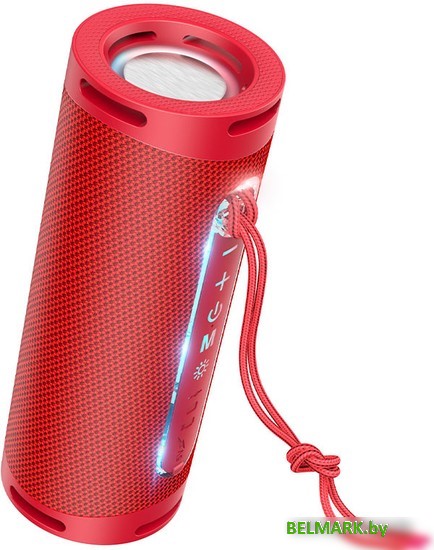 Беспроводная колонка Hoco HC9 Dazzling pulse (красный) - фото