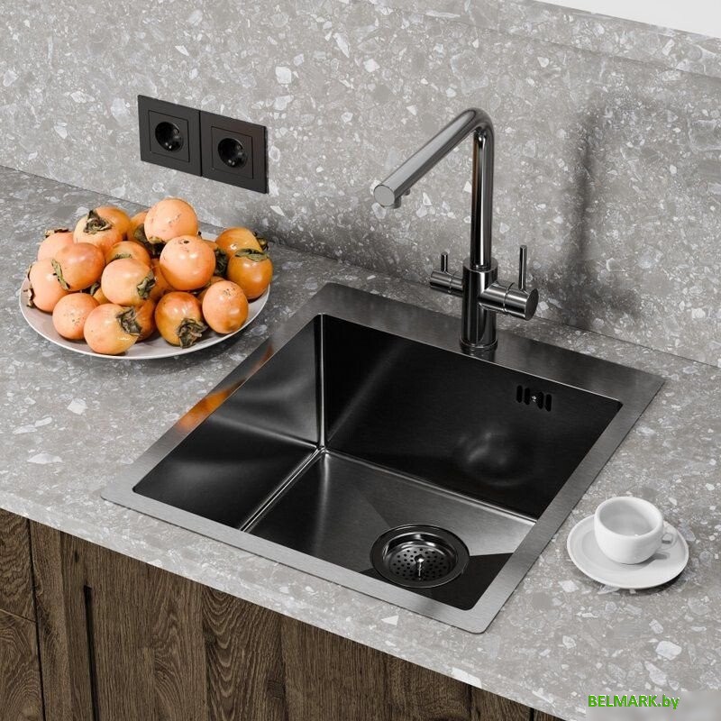 Кухонная мойка Floracio Steel F.4651.GM - фото2