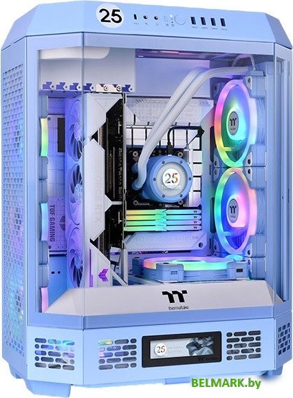 Корпус Thermaltake The Tower 600 Hydrangea Blue CA-1Z1-00MFWN-00 - фото