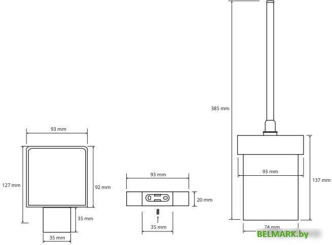 Ершик для унитаза Bemeta Nero 135013010 - фото2
