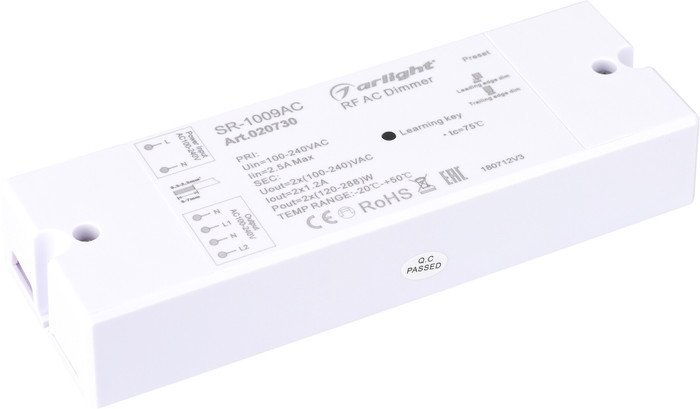 Контроллер RGB Arlight SR-1009AC (220V, 576W) 020730 - фото
