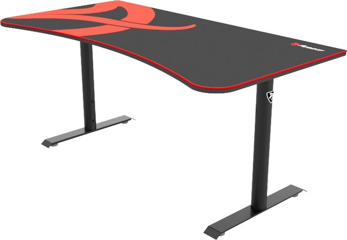 Компьютерный стол Arozzi Arena Gaming Desk (черный/красный/черный) - фото