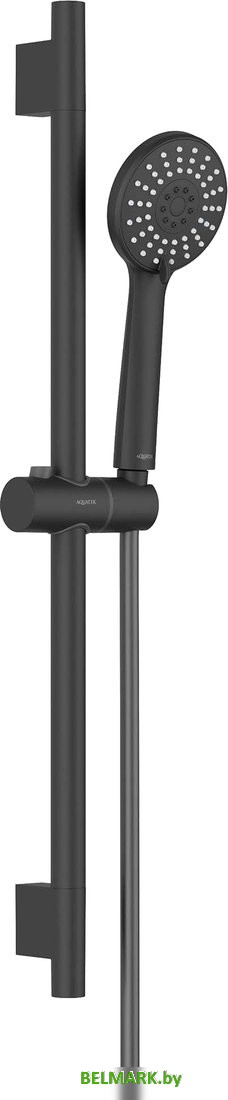 Душевой гарнитур Aquatek Бетта AQ2017MB (черный матовый) - фото