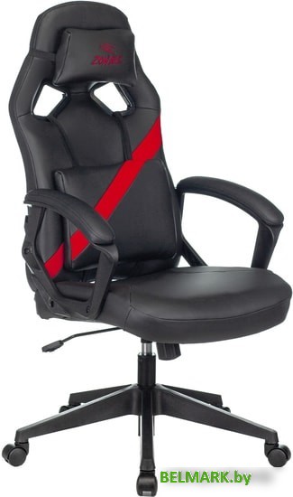 Кресло Бюрократ Zombie Driver (черный/красный) - фото