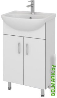 Какса-А Тумба под умывальник Грей 50 (белый) - фото