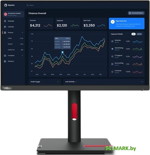 Монитор Lenovo ThinkVision T23i-30 63B2MAT6EU - фото