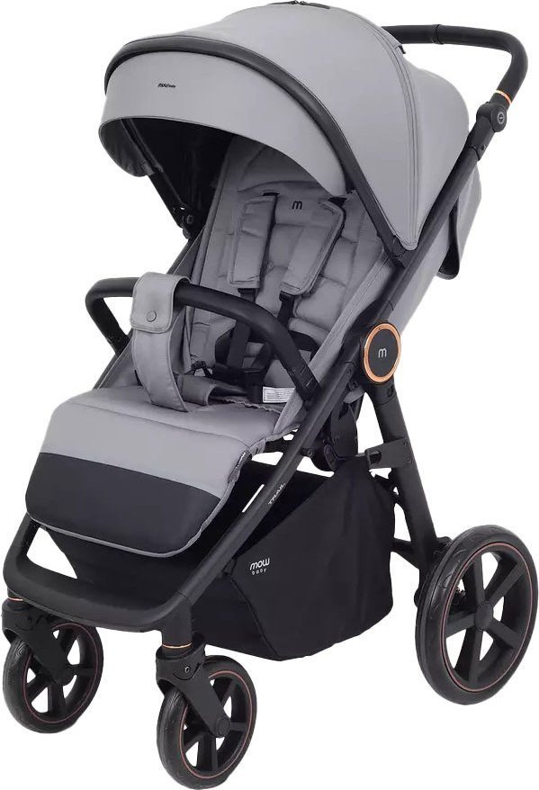 Коляска прогулочная «книга» MOWbaby Trail 2025 MB090 (бежевый) - фото2