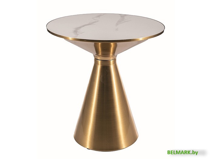 Журнальный столик Signal Aries (белый/золотой) - фото2