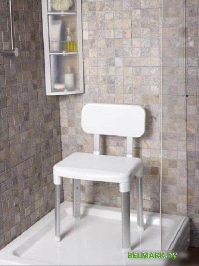 Стул для ванной комнаты Primanova M-KV20-01 (белый) - фото