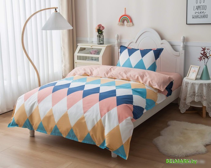 Постельное белье Sofi De MarkO Ромбики Дет-769 (цветной) - фото2