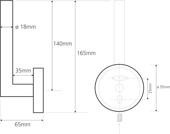 Держатель для туалетной бумаги Bemeta Dark 104112030 - фото2