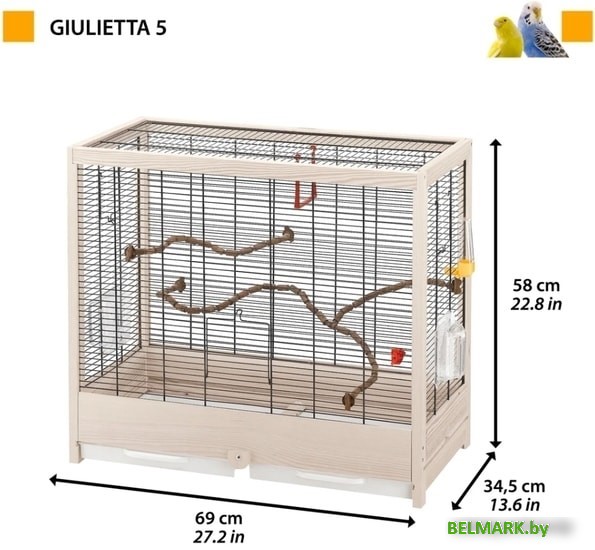 Клетка Ferplast Giulietta 5 52067117 - фото2