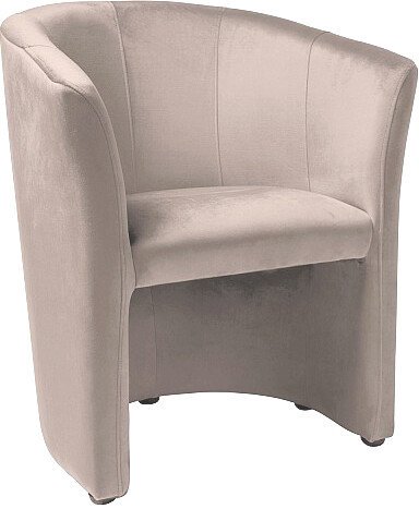 Интерьерное кресло Signal Tm-1 Velvet Bluvel 40 (темно-бежевый/венге) - фото