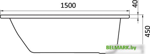 Ванна Santek Монако 150x70 1WH111976 (с каркасом и экраном) - фото2