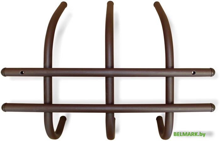 Набор крючков для одежды Sheffilton SHT-WH8 965561 (коричневый муар/черный) - фото2