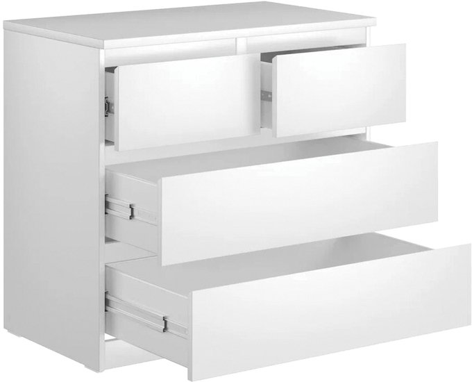 Комод Mio Tesoro Мальта 4 ящика 80x76 2.05.02.050.1 (белый) - фото2