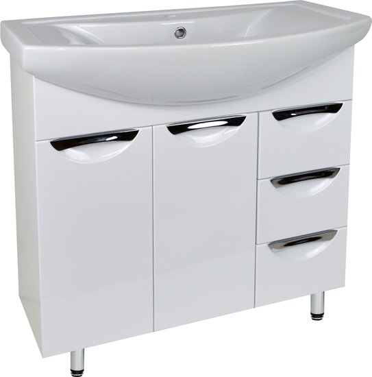 Doratiz Тумба Афина 80 под умывальник Балтика 80 (белый) - фото