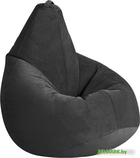 Кресло-мешок Kreslomeshki Груша L GV-110x80-CH (черный) - фото