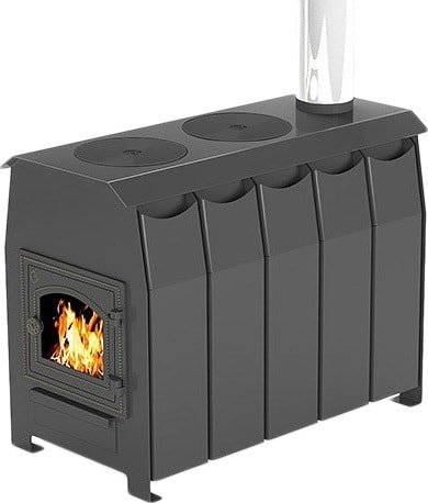 Свободностоящая печь-камин Везувий Комфорт 300 (ДТ-3С) - фото