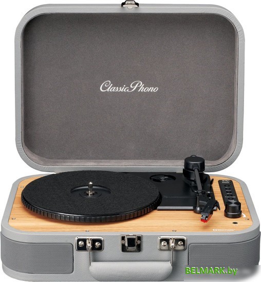 Виниловый проигрыватель Lenco TT-116 (серый) - фото