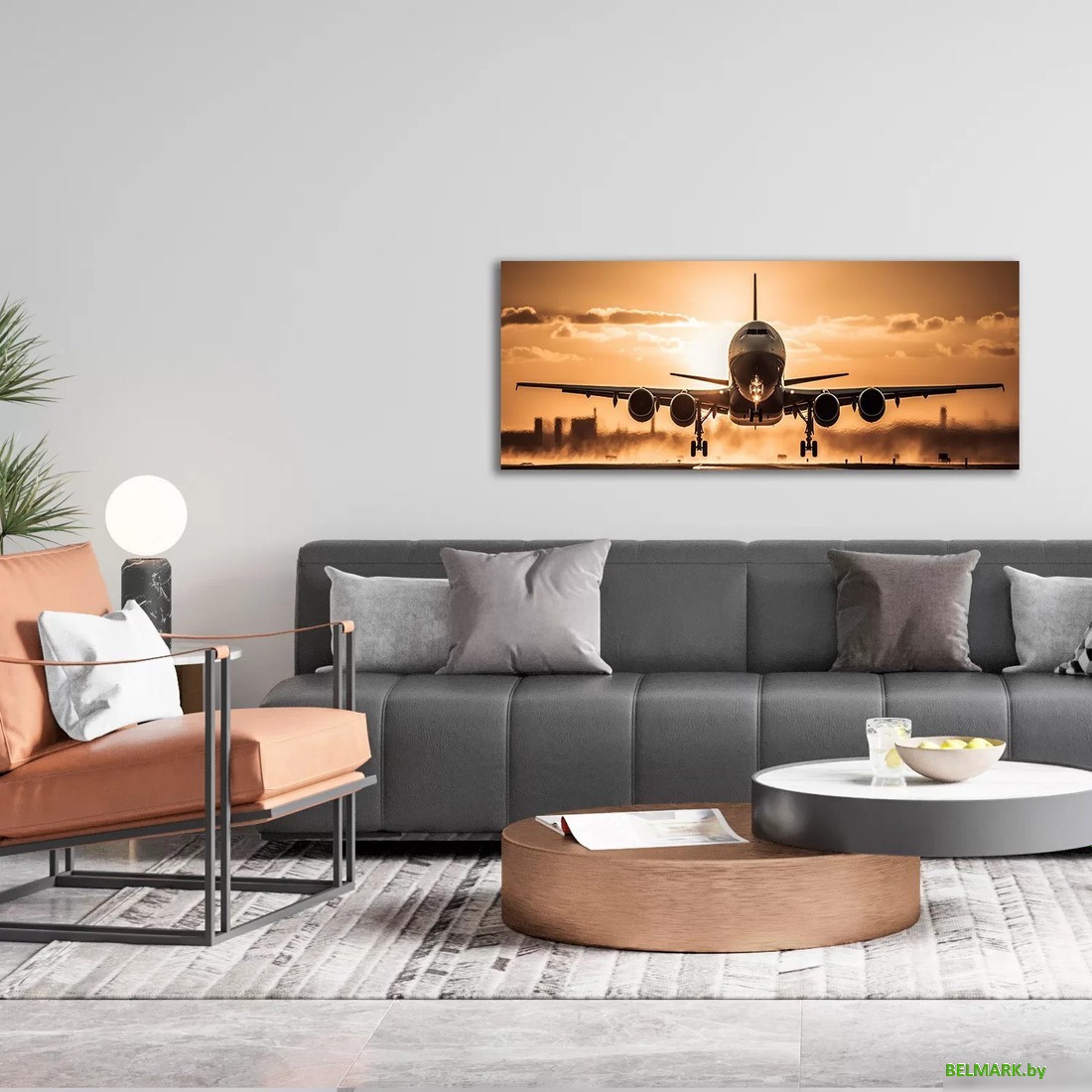 Картина Stamprint Взлет VR019 (50x125) - фото2